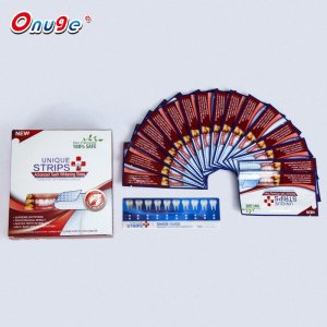 Onuge Professional Oral Care Dental Whitening Strip, Teeth Whitening Strips Kit Home Use Mint Taste