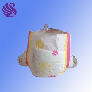 Printed feature 100% USA fluff pulp material disposable baby diaper / Good price disposable unsex baby nappies/ Sample & OEM