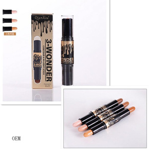 Private Label Double-end Concealer & Highlight Contour Trim Cosmetic Makeup Beauty Bar Pen Stick