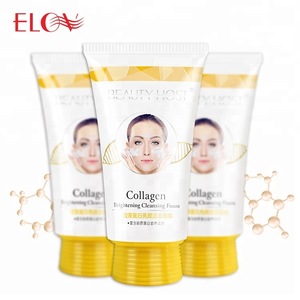 Private Label Natural Moisturizing Collagen Deep Cleansing Foam Face Facial Cleanser