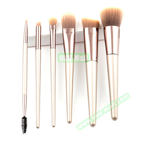 Professional Custom Logo 6pcs Super Soft Vegan Makeup Brushes