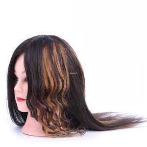 professional makeup 10-24 inch cheap 100% human hair mannequin head training head