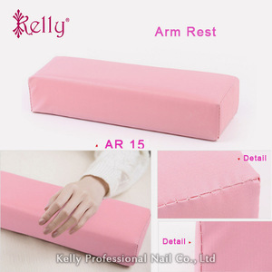 PU Leather Square Shape Arm Rest Color Printing Washable Nail Manicure Pillow For Nail Salon Manicure Tool