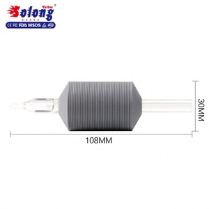 Solong G603 30mm Tattoo Tube with Clear Tip 1.2 Inch Wholesale Disposable Tattoo Tube Grip With Needles