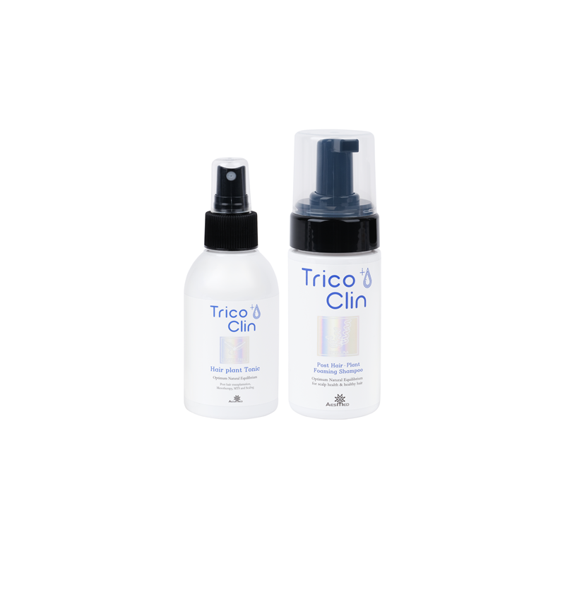 TricoClin Hair Plant  Set (Tonic &amp;  Foaming Shampoo)