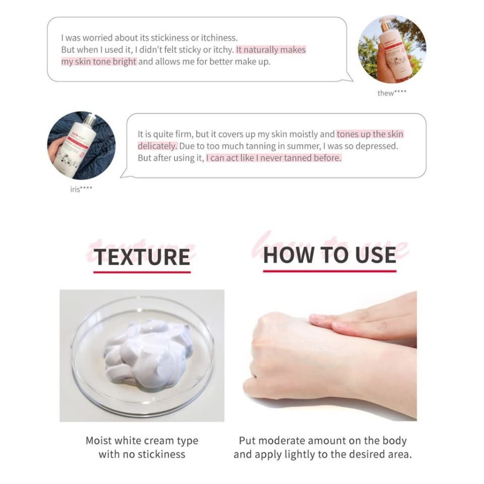 Useemi gluta plus whitening body solution whitening lotion