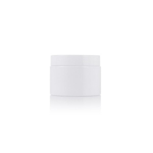 Wholesale  Clear 100ml 200ml 300ml 500ml 4oz  8oz Cosmetic Packaging Cream jar PET plastic jars with lids