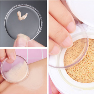Wholesale  Hot  Sale  Water  Shapes  Transparent  Silica  Gel  Powder  Puff  Diaphanous  Foundation  Makeup  Cosmetic  Puff