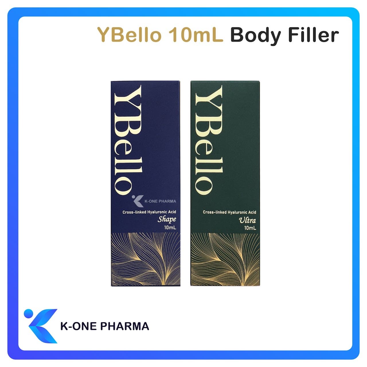 YBello 10mL HA Hyaluronic Acid Korean Body Filler for breast, buttock augmentation, Body Toning