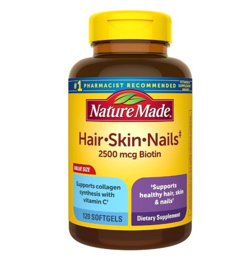 Nature Made Hair Skin and Nails with Biotin 2500 mcg