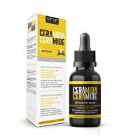 Restorative Ceramide Serum, 30ml: A vegan serum designed for dry and undernourished skin. This serum prevents moisture loss, restores the skin barrier, and provides deep moisturization. It promotes a more uniform and luminous skin tone. Skincare wholesales and private label options are available.