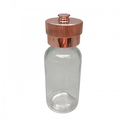 Luxury High-end Die Casting Zinc Alloy Champagne Electroplated Perfume Bottle Cap
