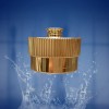 Luxury High-end Die Casting Zinc Alloy Champagne Electroplated Perfume Bottle Cap