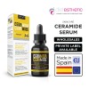 Restorative Ceramide Serum, 30ml: A vegan serum designed for dry and undernourished skin. This serum prevents moisture loss, restores the skin barrier, and provides deep moisturization. It promotes a more uniform and luminous skin tone. Skincare wholesales and private label options are available.