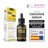 Restorative Ceramide Serum, 30ml: A vegan serum designed for dry and undernourished skin. This serum prevents moisture loss, restores the skin barrier, and provides deep moisturization. It promotes a more uniform and luminous skin tone. Skincare wholesales and private label options are available.