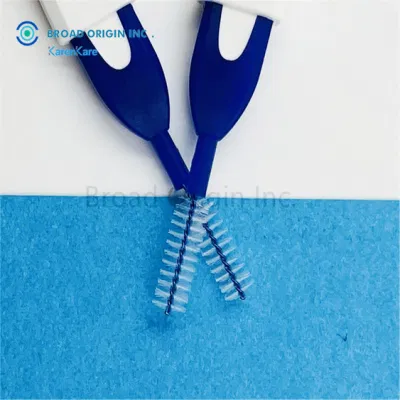 0.6mm Chinese Factory Supply New Design DuPont Nylon Bristle Interdental Brush for Teeth Cleaning