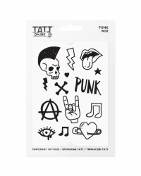 Punk MIX - TATTon.me temporary tattoos