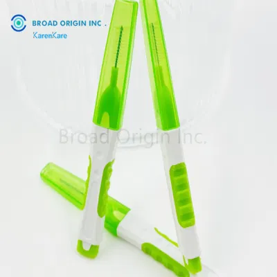 0.7mm Wholesale Bulk Portable Reusable Toothbrush Toothpick Dental Interdental Brush for Teeth Cleaning