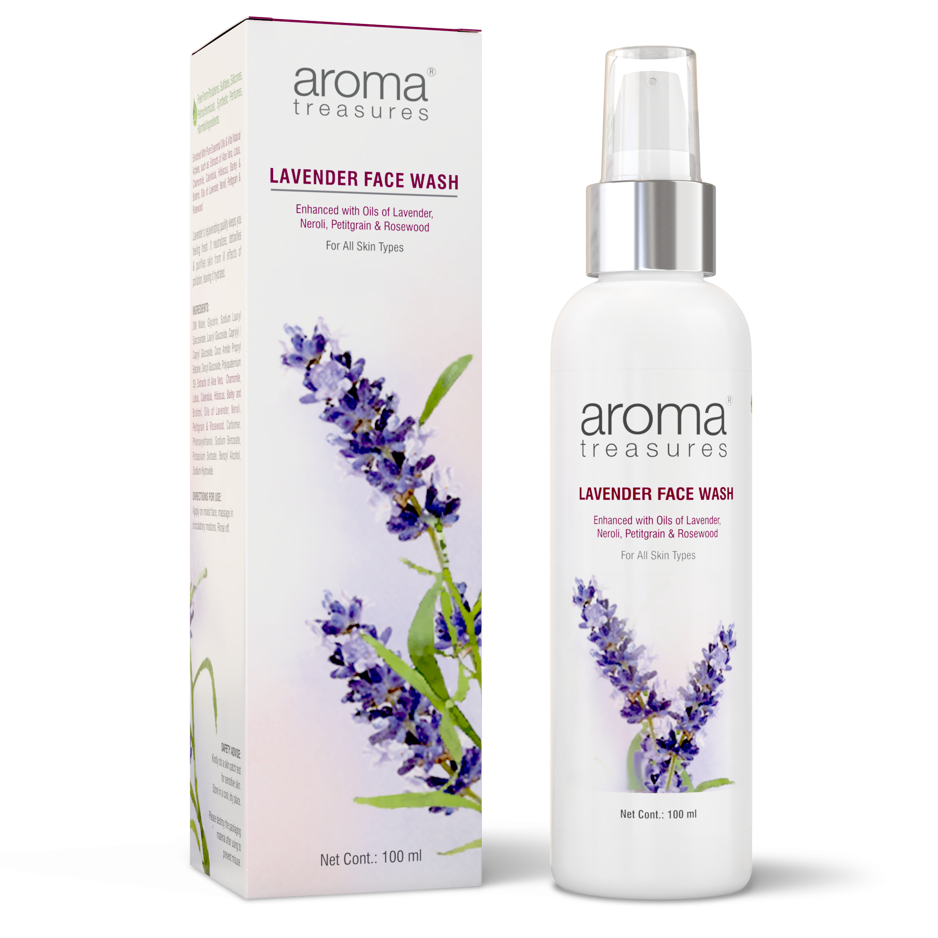 Aroma Treasures Lavender wash ( 100 ml )