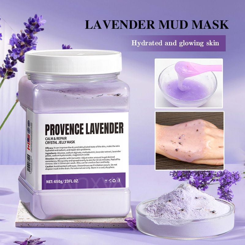 Custom Logo Korean Skin Care Whitening Anti-Wrinkle Hydrating Facial Jelly Mask DIY Gel Peel-Off Spa Powder for Face Use