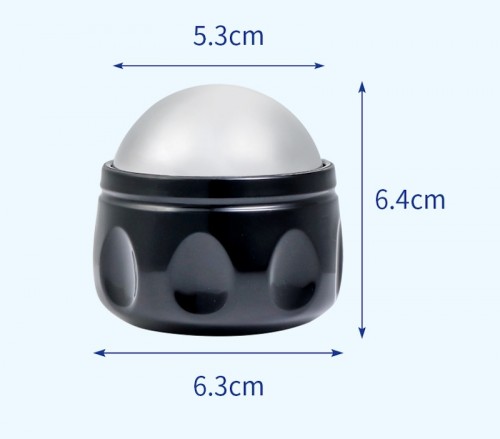 Stainless Steel Massage Ball Facial Beauty Ice Ball Fitness Yoga Muscle Relaxation Neck Massage Tool Handheld Ice Compress Ball Massager