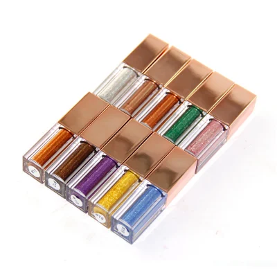 10 Colors Flashing Pearlescent Liquid Eyeshadow Private Label