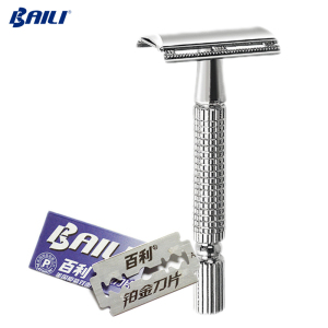 2018 South Korea Rose Gold Butterfly mans razor Double edge shaving razor