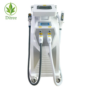 2019 HOT SALE Multi-Function Beauty Equipment OPT E Light IPL RF Nd YAG Laser 4 in 1 Beauty Instrument