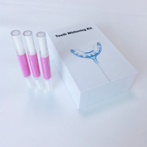 2020 approved whitening kits Teeth Whitening Kit whitening teeth machine with 3 Piece pink whitening pen