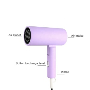 2021 Multi-layer Spray Finish Hair Blow Dryer 1400W 1600W Rechargeable Hair Dryer  Portable Hotel Hair Dryer