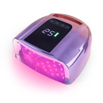 2022 New 96W High Power Rechargeable Nail Lamp UV LED Lamp with Handle Cordless Portable Design Nail Dryer