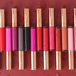 40 Color Nude Vegan Waterproof Liquid Private Label Matte Lipstick Tube