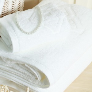 Aiqi good quality bath towel hotel supply used bath towels