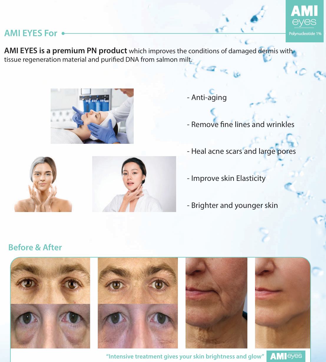 AMI EYES, PDRN/PN Salmon DNA Skin Booster.