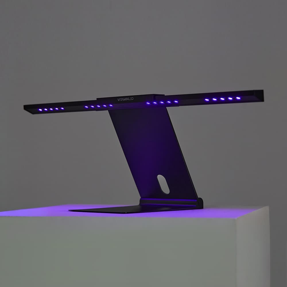 Antiviral DESK LAMP 405nm natural light wavelength keyboard mouse sterilization harmless 