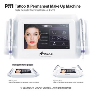 Artmex V8 7 inch glass touch screen MTS + PMU digital tattoo professional permanent makeup machine for eyebrow