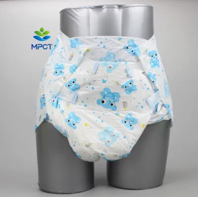 Beautifui Printed Adult Diaper Manufacturer Direct Sale Disposable Super Absorbent Ultra Thick Adult Diaper