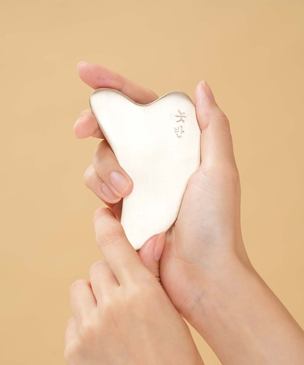 Bronze Heart-shaped Gua Sha