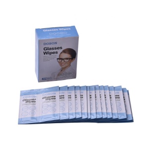 cheap price disposable pre moistened sunglasses cleaning wet wipes, custom logo printed glasses lens cleaner wet wipes