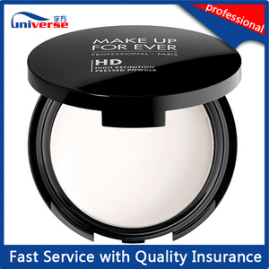 Customized cosmetic compact eye shadow powder case