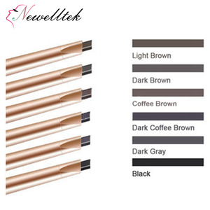 dark brown no logo private label eyebrow pencil