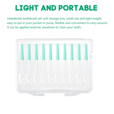 Disposable Interdental Brush Toothpick Dental Tooth Cleaning Tool for Oral Care