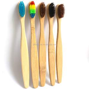 Eco-friendly Bamboo Toothbrush Customized Natural Toothbrush Soft Bristles With Customized Logo