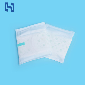 Feminine hygiene products disposable organic cotton regular winged women sanitary napkin