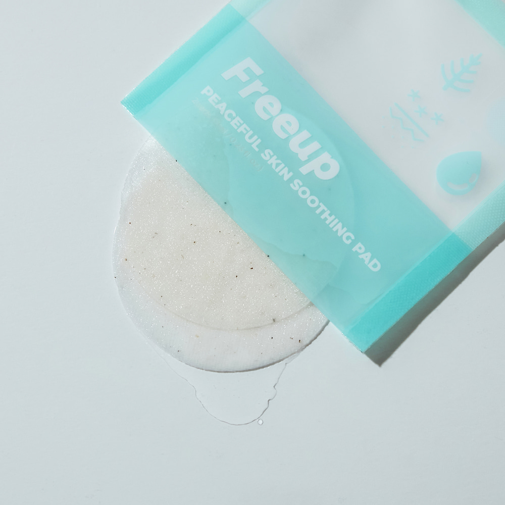 Freeup Peaceful Skin Soothing Pad (Portable / Pack of 10) / CICA Calming (CPNP, FDA)