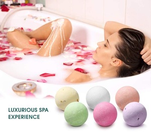 Hot Selling Private Label Natural Fizzy Bath Bombs Set Essential Oil Bath Bombs for Hot Bath