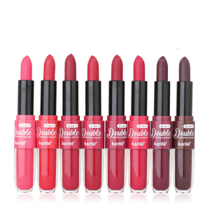 Lipstick  Non-stick Cup  Matte Lip Stick and Lip Gloss 2 in 1 for Beauty Lip