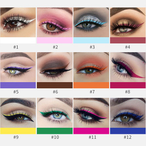 Makeup eyeliner pencil Glitter Eyeshadow Make Up glitter eyeliner For Women Waterproof  Liquid Eyeliner Glitter