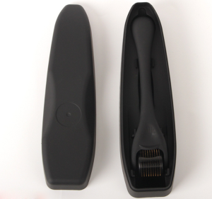 Matte Black Derma Roller 540 Titanium Needle Facial Dermaroller Skin Care Microneedle Beauty Roller