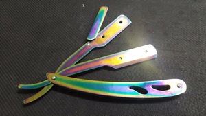 Multicolour Cut Throat Shaving Razors